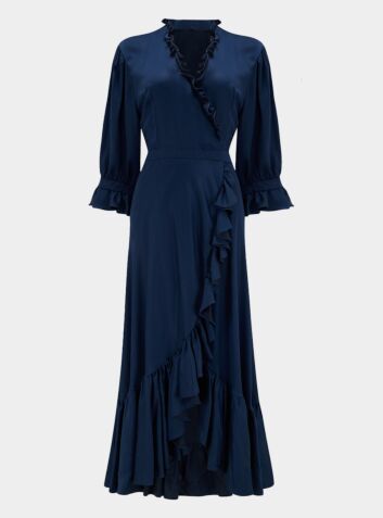 The Wrap Dress - Sapphire Blue