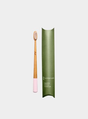 Truthbrush Bamboo Toothbrush - Petal Pink - Medium