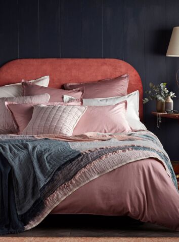 100% Linen Bed Linen - Vintage Rose