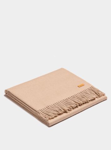 Plaid Exclusive Blanket - Wheat