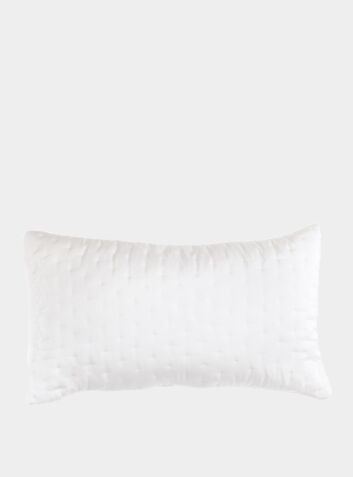 Embroidered Luxury Pillowcase - White