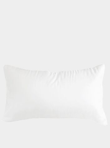Luxury Plain Cotton Silk Pillowcase - White