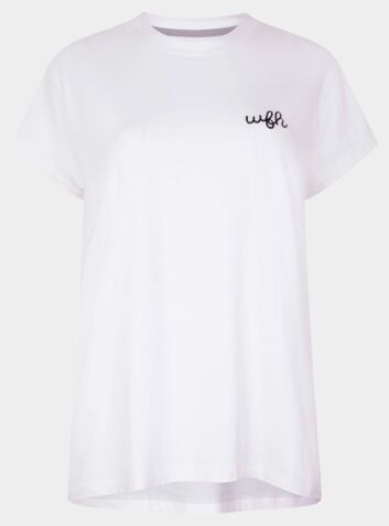 Classic Oversized Orgainic Cotton T-Shirt - WFH Embroidery