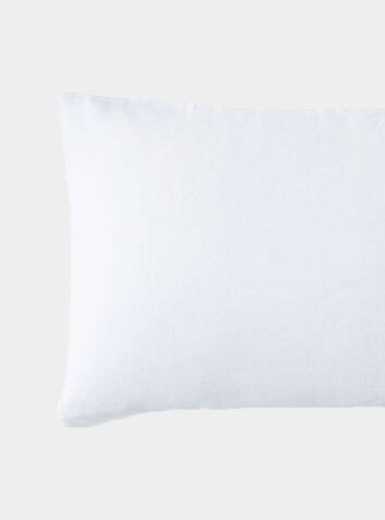Linen Oxford Pillowcase - Classic White
