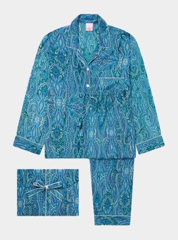 Handmade Silk Pyjama Trouser Set - No Sunday Blues