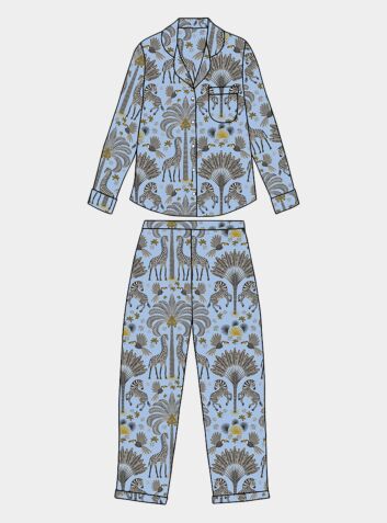 Women's Organic Cotton Pyjama Trouser Set - Favourite Travel (COMING SOON - MARCH 2023)