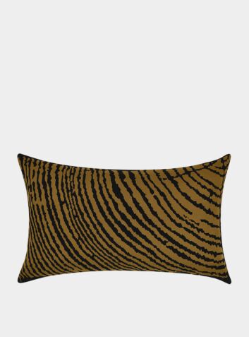 Woodblock Cushion Rectangular Cover - Moss