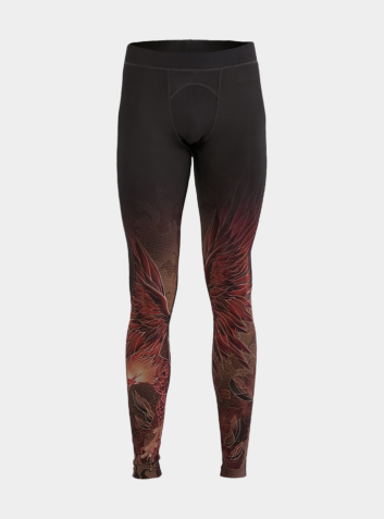 Axel Compression Leggings - Eagle Red