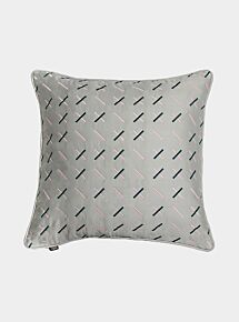 Modern Kantha Cushion - Grey