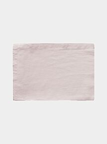 Linen Flat Sheet - Mireille Rose
