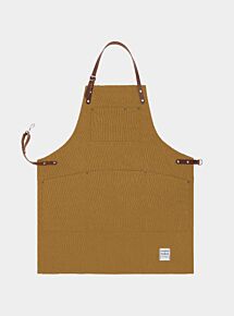 Original Apron with Leather - Trade Brown