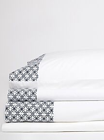 Dreamers Organic 300 Thread Count Cotton Duvet Cover - Navy