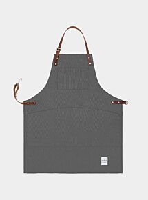 Original Apron with Leather - Heritage Grey
