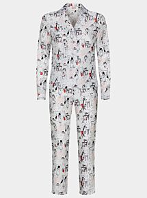 Women's Silk Pyjama Trouser Set - Woman