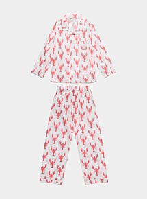 Red Lobster Kids' Organic Cotton Pyjama Trouser Set
