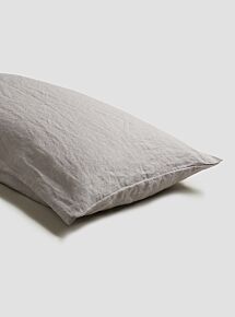 Linen Pillowcases (Pair) - Dove Grey