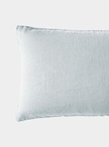 Linen Housewife Pillowcase - Moustier Duck Egg