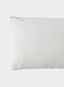 Linen Housewife Pillowcase - Lens Charcoal