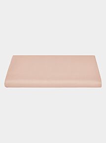 Luxury Organic Cotton Flat Sheet - Pink Rose