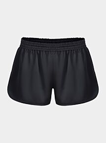 Silk Ringer Shorts - Solid Black