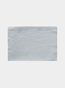 Linen Flat Sheet - Moustier Duck Egg