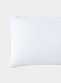 Linen Housewife Pillowcase - Classic White