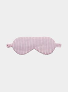 Pink & White Stripe Organic Cotton Sleep Mask