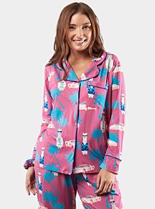 Miami Vice Alpacas Women’s Pyjama Trouser Bamboo Set