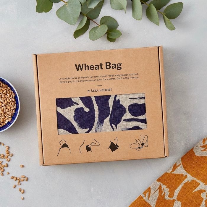 Blue Creatures Linen Wheat Bag – Hot and Cold Pack