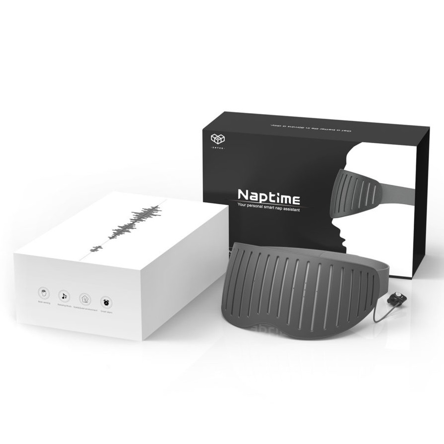picture of naptime device and box, capable of providing music appropriate for your mood
