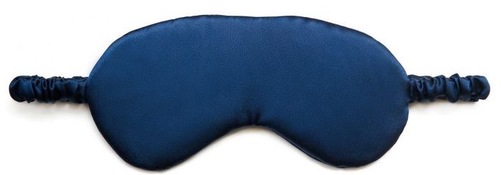 Silk Sleep Mask - Inky Blue