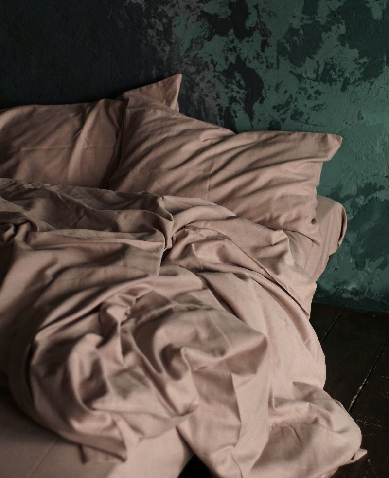 Linen & Bamboo Bedding - Champagne Pink