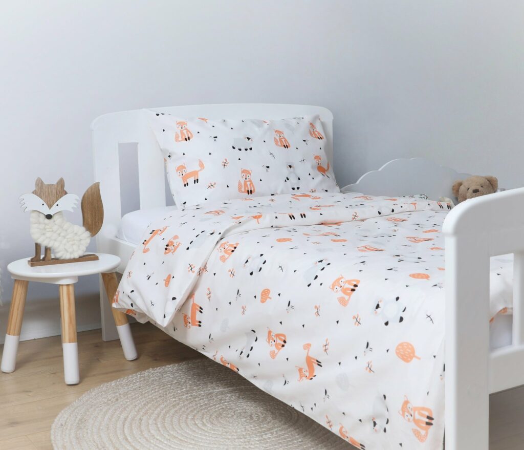 Organic Cotton Cot Bed Set - Fox & Bear