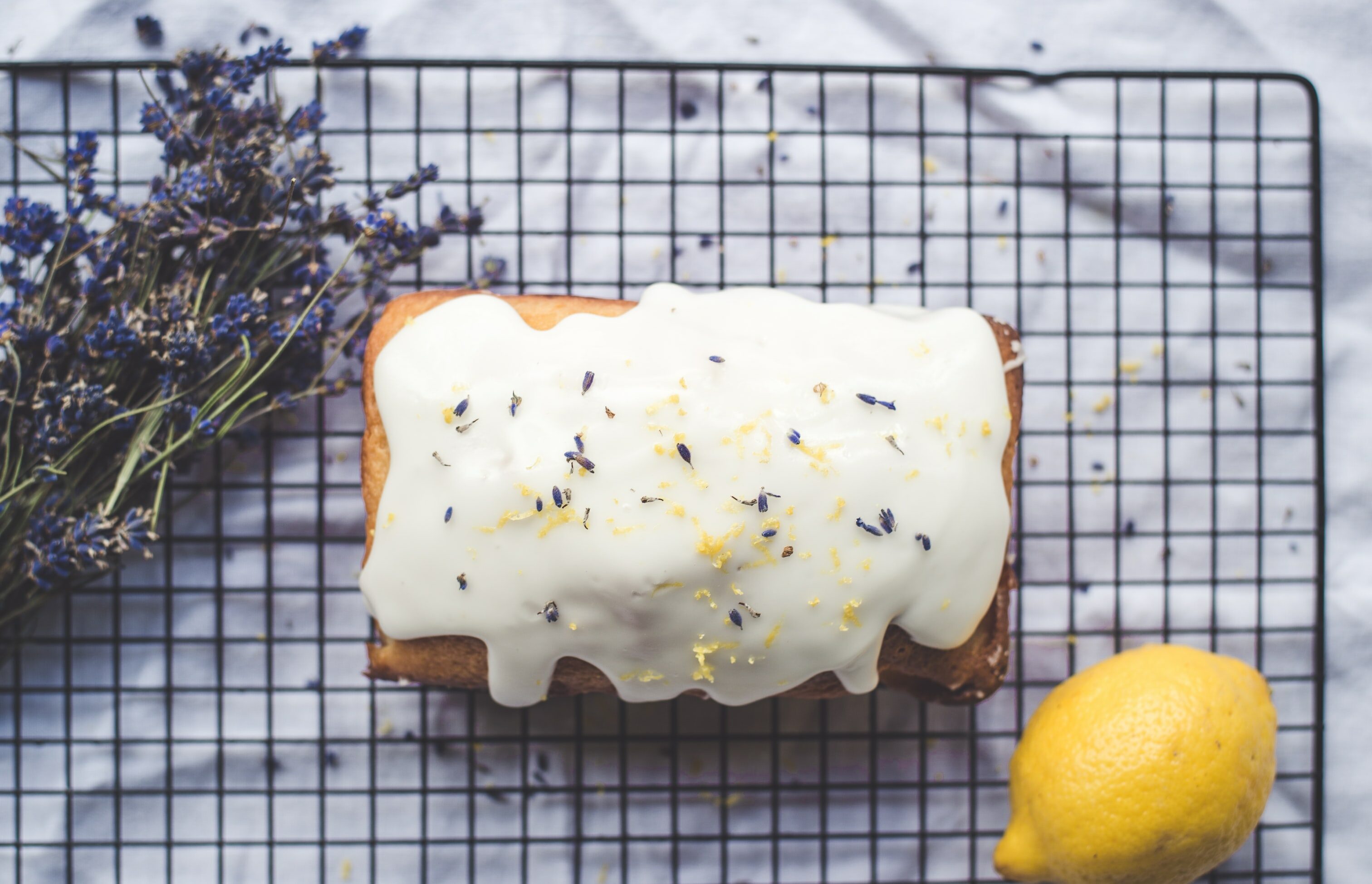 Lemon and Lavender Drizzle Cake Recipe
