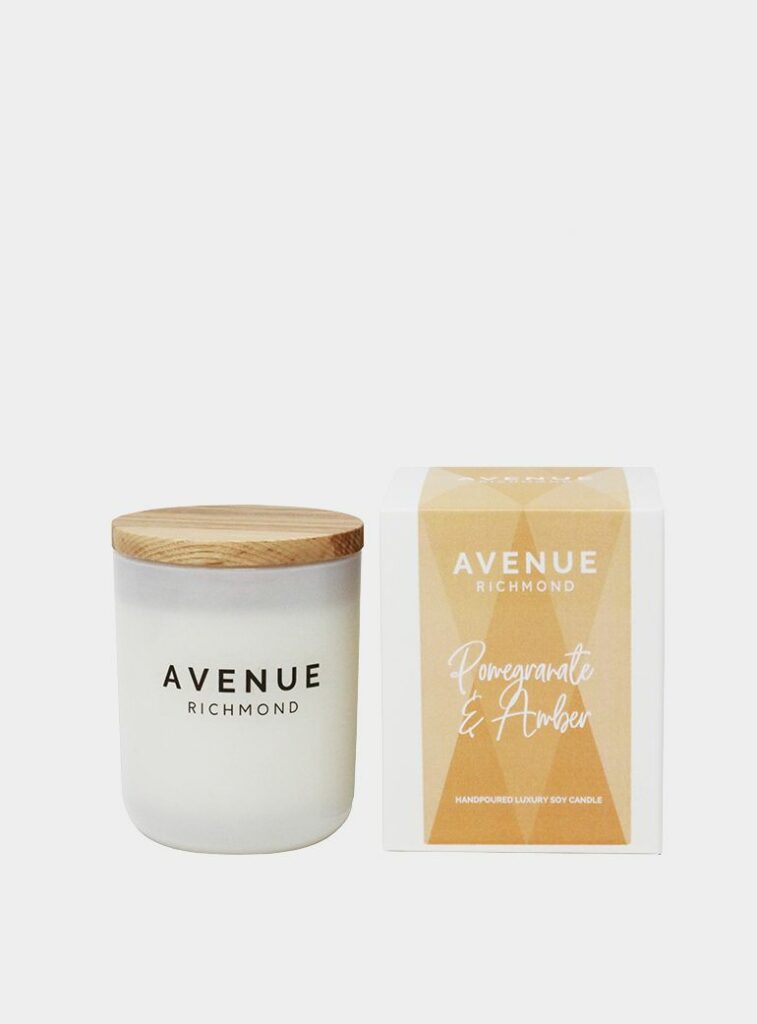 Avenue Richmond - The Signature Collection Soy Candle - Pomegranate & Amber