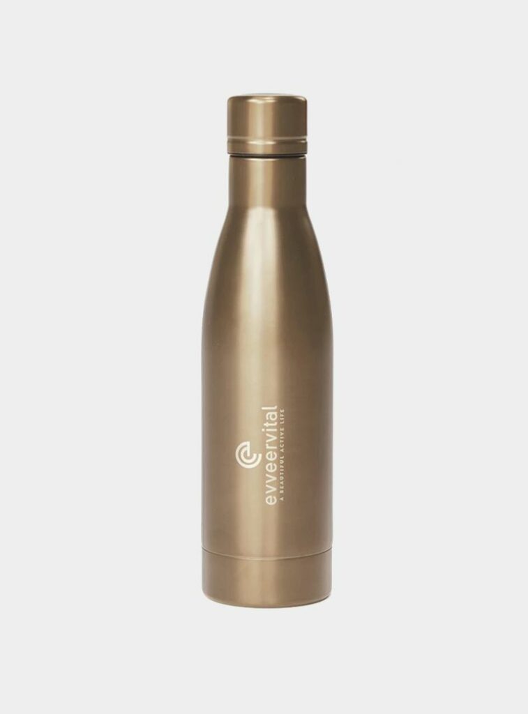 Resolution Tips for the New Year - Evveervital - Thermal Water Bottle in Gold