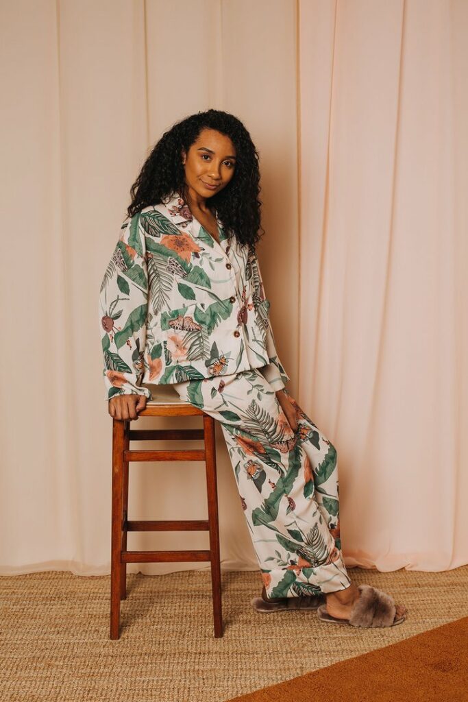 In Converstaion With: Kauf Studio - Butterfly Pyjama Trouser Set - Set/Seperate